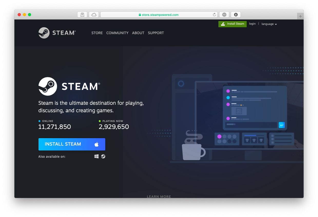 what is steam for mac games
